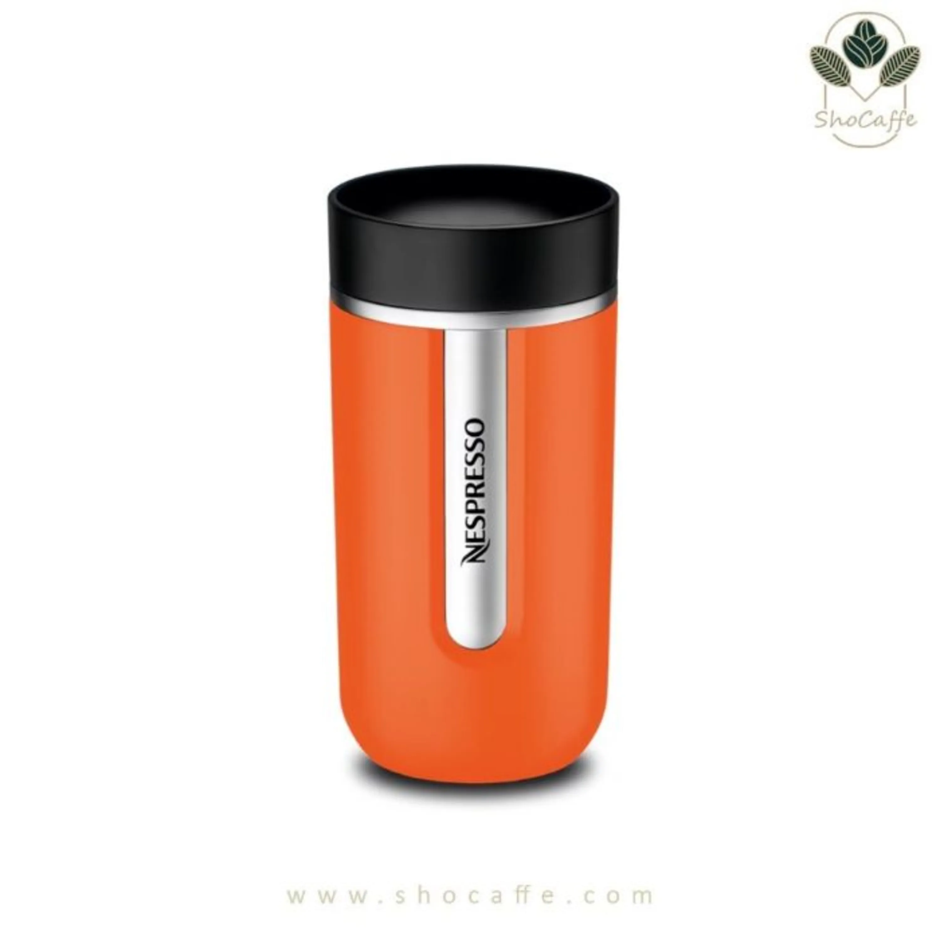 تراول ماگ نسپرسو مدل نوماد سایز متوسط نارنجی Nomad